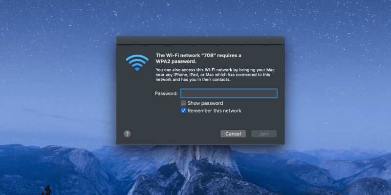 Suchen Sie das Mac-WLAN-Passwort